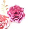 Decorative Flowers & Wreaths Paper Leaves Nursery Set For Baby Girl Wall Art Kids Room Decoration Decor Floral Rose DecoDecorative