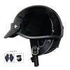 Caschi da moto Casco da motore Casco da moto retrò Scooter vintage Mezza faccia Biker Moto Crash Casco