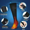 Sports Socks Aquecimento elétrico Homens homens Massagem de Foot Terapia Saúde Aquecimento Não deslizamento alivie o equipamento de inverno cansado de inverno