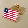 Bandera de Liberia, insignia de gota de resina de cristal, broche, insignias de bandera de todos los países del mundo