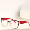 Ny stil solglasögon för kvinnor och män sommar PR 97yV -stil UV -bevisat retro full ramglas med ram
