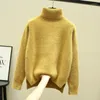 Swetery kobiet 2023 Zima zimowa golf Jumper kobieta Koreański sweter z długich rękawów Pullover Kobiety Top 90s Y2K Streetwear Knit