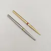 Nail Art Equipment 1Pc Silver Gold Drill Bit Stainless Steel Burr Manicure Cutters Cuticle Clean Accessories Care Tools