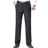 Men's Suits Winter Trousers Formal Heat Retention Keep Warm Pure Color Men Pants For Meeting