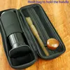 Manual Coffee Grinders Hand-cranked Bean Storage Bag Portable Case Protective Take-away Appliance 230211