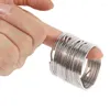 Keychains 30x kvalitet 50mm nyckelring split ring set tungt stora nickelnyckel slinga spratt båge