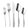 Dinnerware Sets Luxury Dinner Tableware Set Gold Meta Knife Spoon Dessert Fork Teaspoon Travel Used In Party