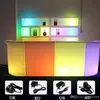 LED lumineuse comptoir de barre étanche rechargeable LED meubles de barre changement de couleur Club serveur bars disco fête