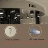 シャンデリアアンバークリアクリスタルフェザーシャンデリア階段の美容サロンレセプションルームロビーステンレス鋼天井ペンダントランプ