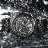 Relojes de pulsera Reloj mecánico automático para hombres Hueco Impermeable Multifunción Negocios Ocio Tendencia de lujo Estudiante WA156