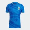 2023サッカージャージイタリア23 24ファンプレーヤーバージョンMAGLIE DA CALCIO VERRATTI CHIESA GNONTOフットボールシャツLorenzo Pinamonti Politano