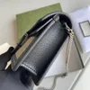 16.5cm klasik lüks mini tasarımcı çanta çanta kadın zincir çapraz çantası ünlü marka hasp flep omuz crossodys çantalar deri debriyaj cüzdan cüzdan