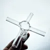 Cachimba de vidrio con rosca interna de 18 mm, adaptador de intercambio cruzado, adecuada para varios tubos de vapor del evaporador