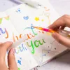 Gel Pens 5pcs Creative Gradient Color Fantasy Girl Girl Set 0,5 mm Marker Ballpoint Drawing Journal Office School Supplies H6312