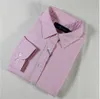 新しいスタイルレディースシャツブラウスソリッドカラーポニー刺繍レディースクラシックファッションTシャツボタンラペルスリムシャツ