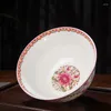 ボウル6インチチャイニーズボウルセラミック磁器ラーメンJingdezhen Tablewareエナメルカラーボーンチャイナディナーウェアコンテナ