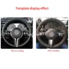Крышка рулевого колеса DIY Ручное ручное швейное крышка с искусственной кожей для CDX TL MDX RDX ZDX 15INCH 38CM