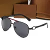 Luxe merk klassiek ontwerp piloot ovale zonnebrillen bril bril voor mannen dames zonneglazen gradi￫ntlens uv400 brillen 179