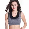 Completo da yoga Reggiseni sportivi da donna Mesh Layered False Two Pieces Sport Top Running Gym Fitness Reggiseno confortevole traspirante anti-sudore