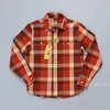 Men's Casual Shirts DONG Ultra Heavy Plaid Workwear Long Sleeved Checked ShirtsMen's