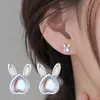 Boucles d'oreilles à tige Design Sense of High Grade Exquis Ear Accessories Synthétique Opal Star Petite Women Gift