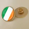Ирландский флаг хрустальный капля резиновый значок бруш Бруш Бруш во всех странах мира