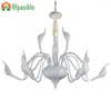 Chandeliers Selling 9 Lights Swan Modern Lamp Red/white/black/silver/Golden Iron Light 110v-240v