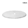 Christmas Decorations Tree Skirt Foot Carpet Large Xmas Mat Round Table Cloth With Umbrella Hole Home Decor 35.4/47.2in STTA889