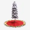 Christmas Decorations 90cm Decoration Supplies Tree Skirt Red Gold Edge Scene Arrangement