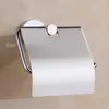 Toilet Paper Holders Chrome Stainless Steel Bathroom Roll Tissue Holder Wall Mounted Organizer Shelf