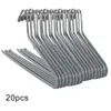 Askılar Rafları 10/20pcs Dolap Pantolon Tutucu Metal Açık End Slip Sweet Olmayan Pantolon Dolap Organizatörleri Yetişkin Giysileri Depolama Malzemeleri 230211