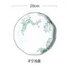 Plates Nordic Tableware Light Luxury Ceramic Plate Dish Deep Home Pastoral Creative Breakfast Western Steak Dinner