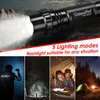 Flashlights Torches Unieke Fire 2pcs XM-L2 High Power Helderheid LED Torch 5 Modi Verstelbaar Zoombaar waterdicht voor jachtkamp