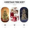 Christmas Decorations Tree Skirt Black White Inches Striped Bottom Ornament Decorative Stripe Decor