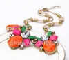 Colliers pendentif Xl00251 collier de fiançailles à pétales d'orange fait à la main haut-glam 2023 bijoux en pierre fraîche de printemps