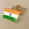 Spilla con stemma a goccia in resina di cristallo con bandiera indiana Distintivi con bandiera di tutti i paesi del mondo