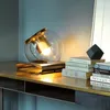 Table Lamps Post Modern Round Ball Bedroom Bedside Led Reading Lamp Living Room Study Simple Personality Glass