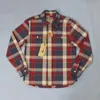 Men's Casual Shirts DONG Ultra Heavy Plaid Workwear Long Sleeved Checked ShirtsMen's