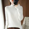 Women's Sweaters Spring Autumn And Winter Cashmere Sweater Turtleneck Pullover Slim Solid Color High-quality WarmthWomen's