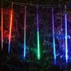 Strings Christmas Fairy Lights Led String Meteoor Douchebuis Outdoor Decoratie Street Garland Halloween Party Lamp