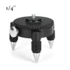 Laser Level Base Tripod Bracket Line Lase Meter Adapter 360 Degree Rotation Adjustable 1/4 Inch Interface