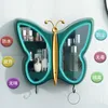 Storage Boxes S Butterfly Type Creative Cosmetics Box Non-punching Dustproof Magnetic Cover Jewelry Layered Design