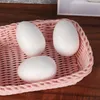 Party Decoration Foam Eggs Styrofoam Egg Easter Craft Crafts Diy White Inch Polystyren Målning Formar jul falskt blank färgbar