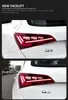 Luces de coche para Audi Q5 luz trasera 20 08-20 17 animación luz trasera LED lámpara trasera señal de giro dinámica DRL accesorios automotrices