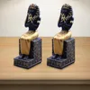 Party Decoration 2 Pieces Egyptian Farao Figurine Sculpture Collectible Artware for Desktop