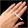 Ring Sizers Us Uk Rer Britain And America White Rings Hand Size Measure Circle Finger Circumference Sning Tool 0 79Cq J2 Drop Delive Dhnld