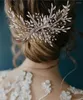 Headpieces HP287 Silver Crystal Bridal Headwear Rhinestone Wedding Hair Accessories For Bride Headdress Tiaras Jewelry