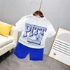 Tute sportive T-shirt Pz Neonati maschi Completi Abbigliamento per bambini Tuta estiva manica corta per Y