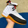 Top 12s Jumpman 12 Mens 농구화 플레이 오프 블랙 대학 골드 어두운 콩코드 1 화이트 어두운 회색 부활절 피바 체육관 레드 택시 보르도 트레이너 운동화 크기 39-47