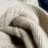 Women's Jackets Autumn And Winter Thick Turtleneck Cashmere Knitted Cardigan Women's Loose Wool Sweater Larg Size Female Jacket Top